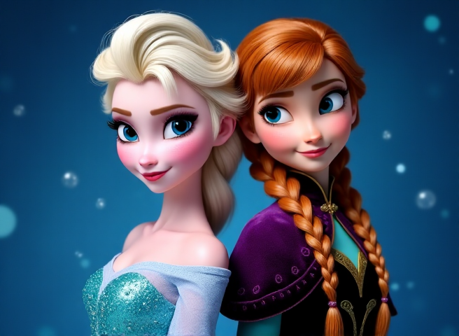 Anna and Elsa!